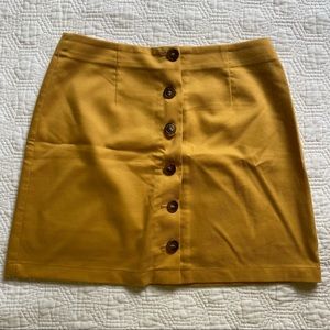 Yellow Forever 21 skirt